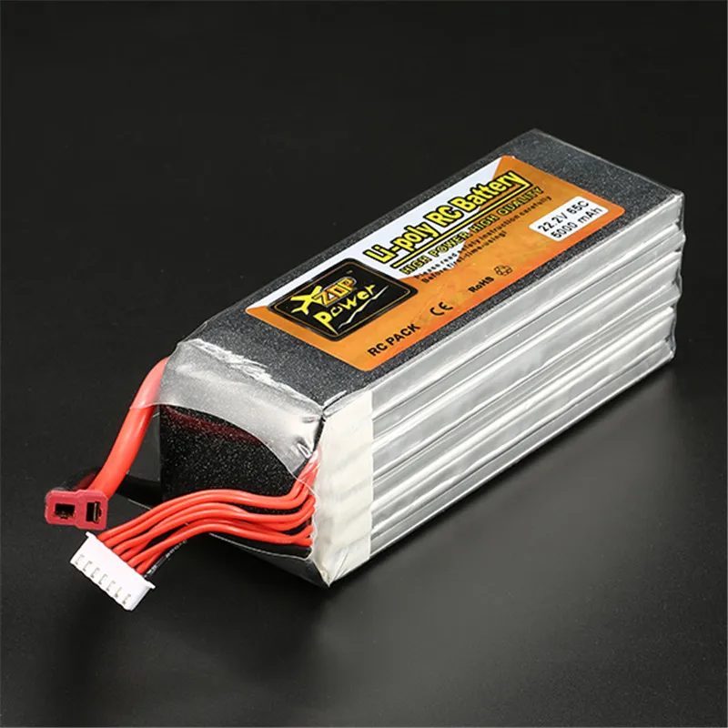 Аккумуляторная батарея Lipo ZOP Power 22 2 V 5000mAh 6S 65C Battery T Plug|t plug|22.2v 5000mahzop power |