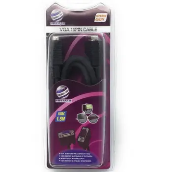 

Mini Max-Monitor Cable-VGA D sub 15 pin male 150 cm