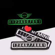 Номерной знак для телефона, световой дисплей, временное парковочное уведомление для BMW MINI COOPER S F54 F55 F56 F60 R55 R60, аксессуары