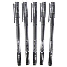 Доступный TENFON 12 шт 1756 игольчатая трубка financial carbon neutral 0,5 мм ручка для подписи Цвет: черный