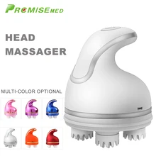 pr+mise Smart 3D Head Massager Head Scalp Massager Pressure Points To Relieve Stress Promote Blood Circulation Hair Growth