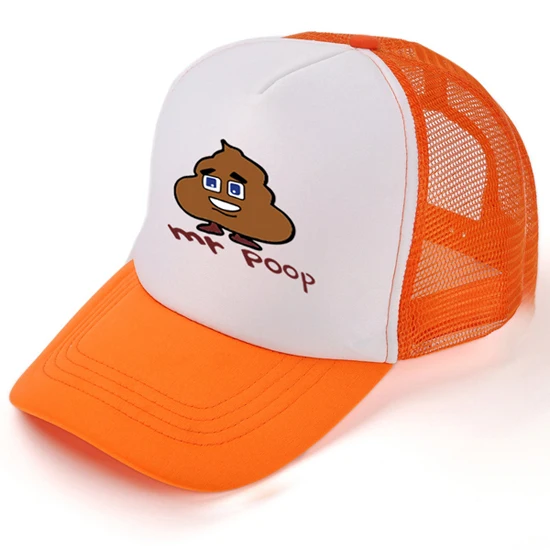 Горячие продажи игровые сторожевые таймеры 2 T-bone шляпа Mr Poop мужские бейсболки подарок на Рождество Хэллоуин feces шляпа подарок на день отца - Цвет: Orange