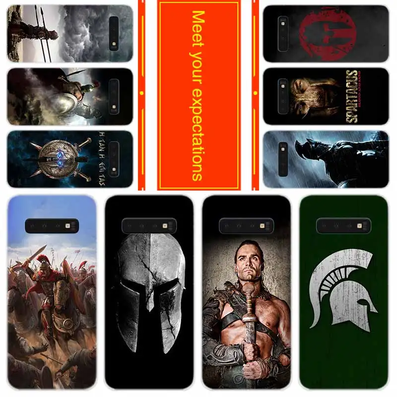 

Phone for Samsung Galaxy S10 E S9 S8 Plus S7 s6 Edge s10 plus s5 Note 10 9 8 Cover Case Spartacus