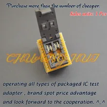 Optocouplers test socket Optocouplers SMD4 to DIP4 test socket Pitch=2.54mm width=3.8mm/6.6mm