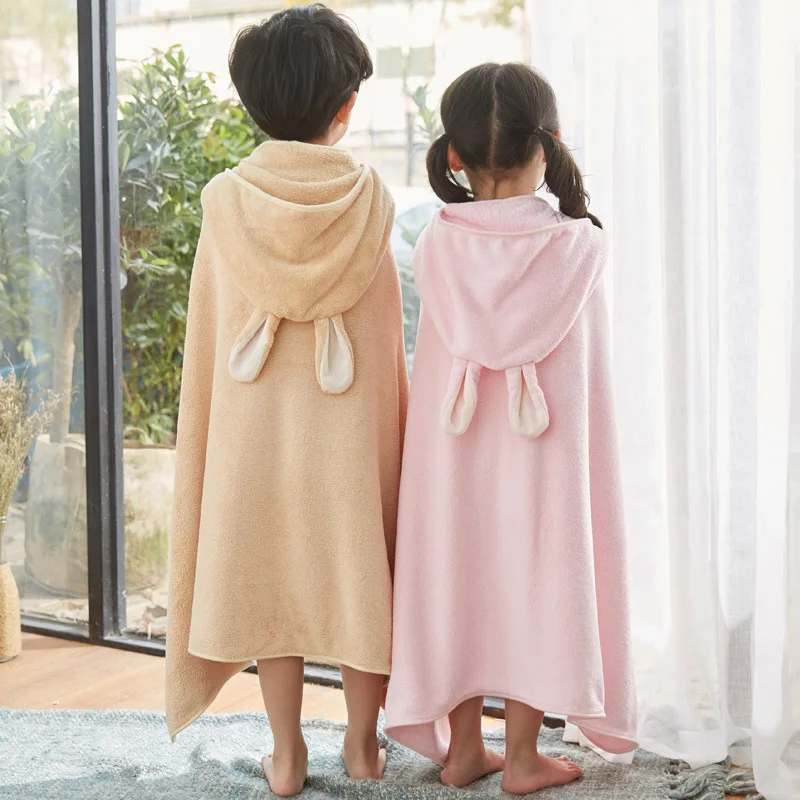 Toddler 100% Cotton Baby Hooded Towel Newborn Stuff 75*120cm 1pcs Rabbit Ears Boys Girls Cartoon Bath Soft Towel for Children Toddler 100% Cotton Baby Hooded Towel Newborn Stuff 75*120cm 1pcs Rabbit Ears Boys Girls Cartoon Bath Soft Towel for Children