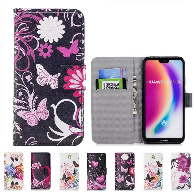 Leather Case Wallet Cover For Huawei P8 P9 P10 P20 Lite Mini 2017 Honor 5A 6A 8 9 6C Pro 6X 7X