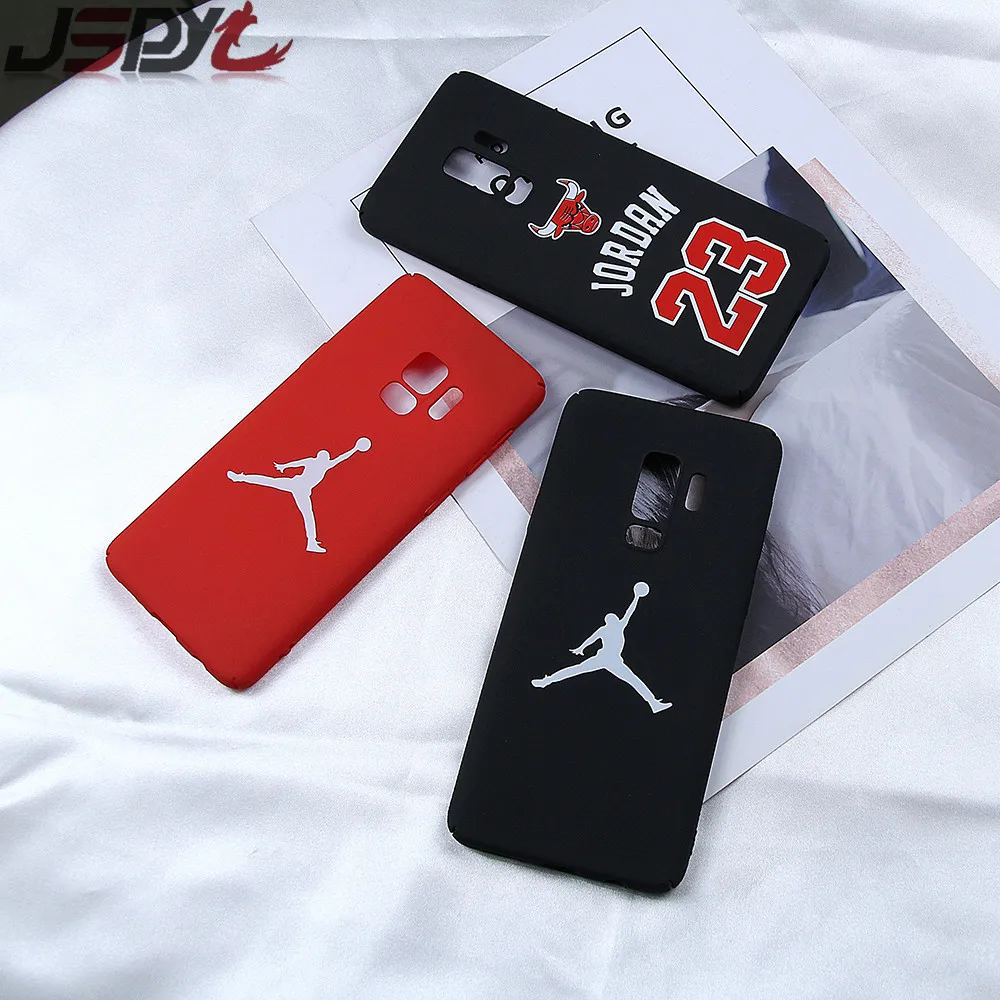 

JSPYL Phone Bag Case For Samsung Galaxy S9 Plus Fundas Jordan Sport PC Hard Full Cover Shell Case For Samsung S9 Back Cases Capa