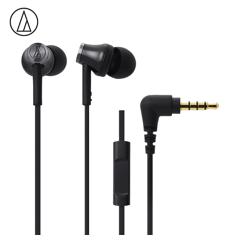 

Original Audio Technica ATH-CK330IS Wired Earphone 3.5mm Plug In-ear With Microphone Wire Control For Xiaomi Huawei Oppo Etc