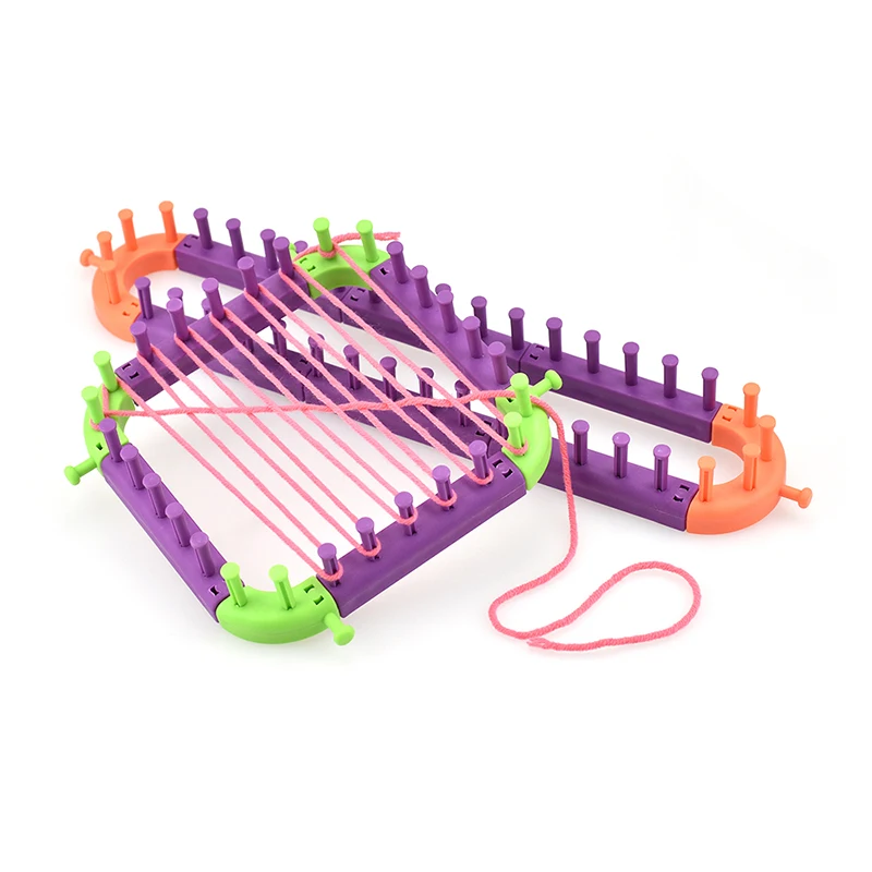 Multifunction Scarf Knitting Machine Knitting Loom DIY Child Educational Knitting Woven Scarves Hats Socks Set Children Tools  (11)