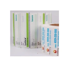 Индивидуальные серебро/золото фольга штамповки пластиковая, клейкая стикер, Клей серебро/медь стикер