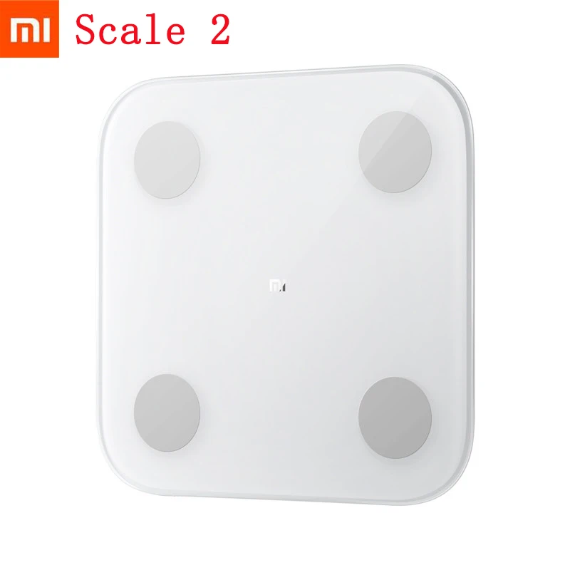  2019 Xiaomi 2.0 Smart bluetooth Body Fat Scale Balance Test Health Data Monitor LED Display Precisi