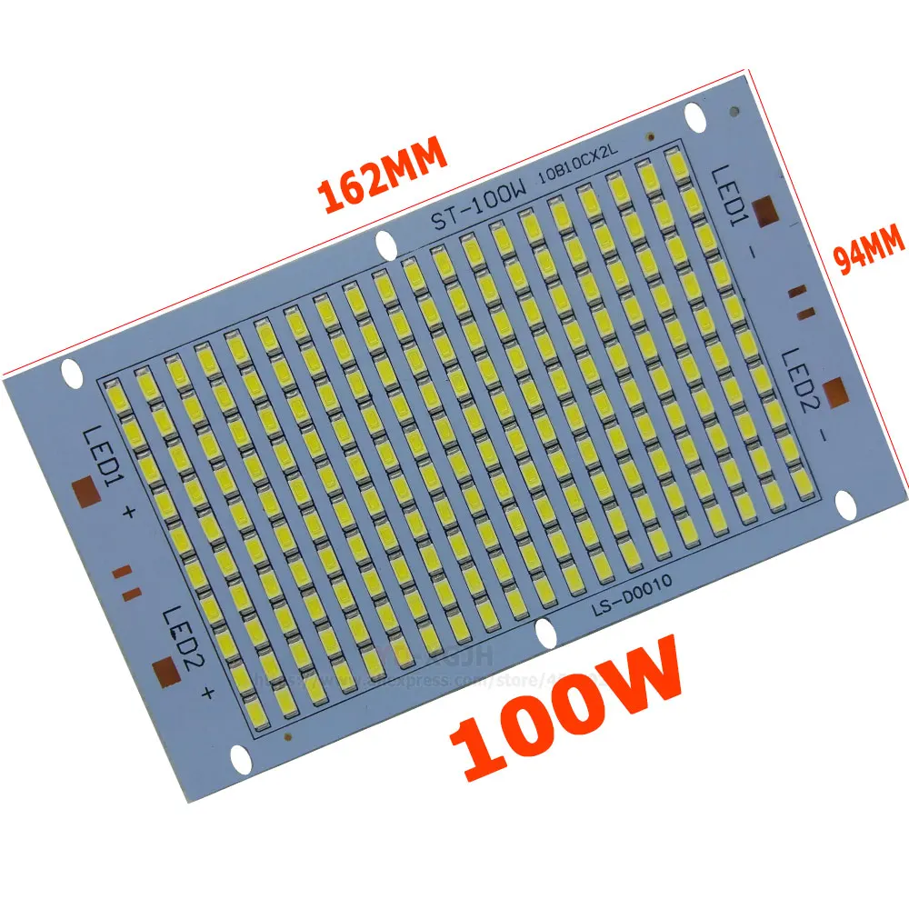 5 шт./лот 10W20W30W50W100W150W200WSMD5730 светодиодный pcb прожектор pcb алюминиевая лампа пластина светодиодный панель источника освещения для наружной лампы