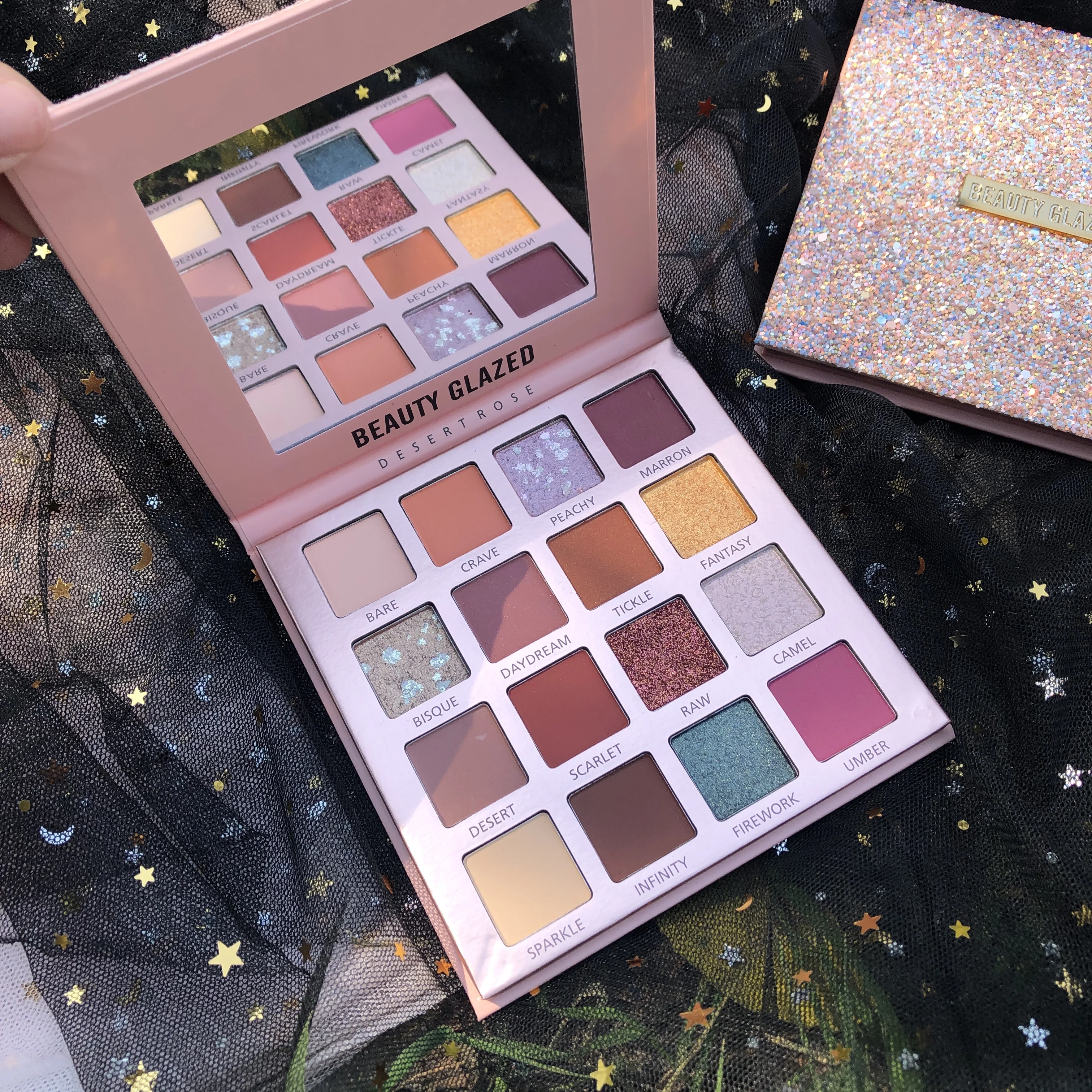 Beauty Glazed новые модные тени для век 16 цветов ваши мерцающие блестящие пигменты