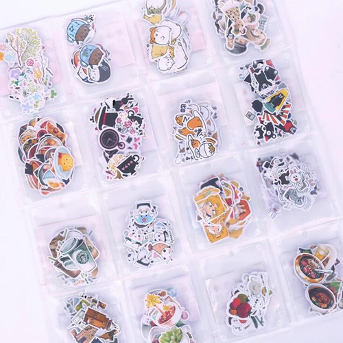 

1Pack Kawaii cartoon series Stickers Decoration Sticker pack Office material School stationery notebook diary supplies(tt-2843)