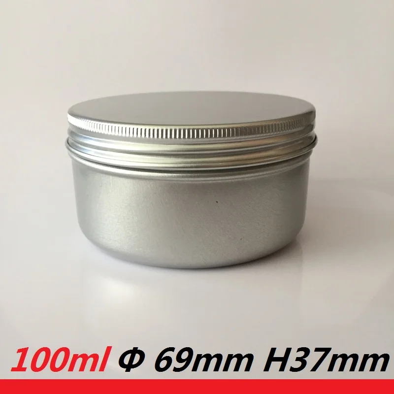 100ml 3.5oz candle container Round Tea Mint Tins Hinged Box empty 100g
