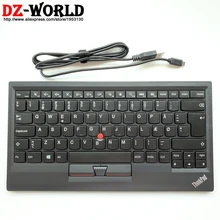 Для lenovo ThinkPad DK Дания USB клавиатура с указателем мыши KU-1255 планшетный ПК ноутбук Trackpoint 03X8723