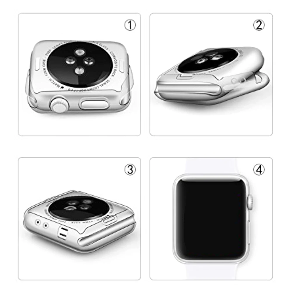 Защитный чехол Gosear для Apple Watch iWatch i Wach iWach Series 2 3 38 мм 42 мм|Смарт-аксессуары| |