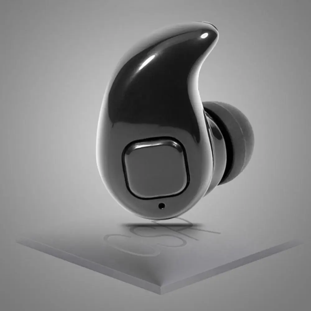 Портативные мини Bluetooth наушники мини-гарнитура Беспроводные S530 V4.0 беспроводные наушники гарнитура Hands Free - Цвет: black