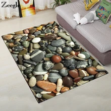 Zeegle 3D Carpet For Living Room Coffee Table Floor Rugs Non slip Children Bedroom Mats Bedside