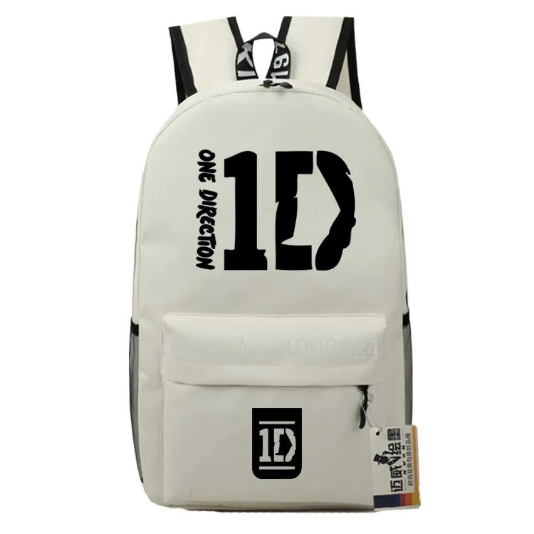 Подростковые Сумки One Direction 1D для мальчиков и девочек, Мультяшные рюкзаки, Детские рюкзаки из ткани Оксфорд, Детские рюкзаки, дорожные сумки, Mochila Feminina