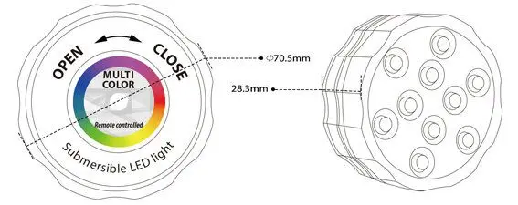 Submersible led light 7