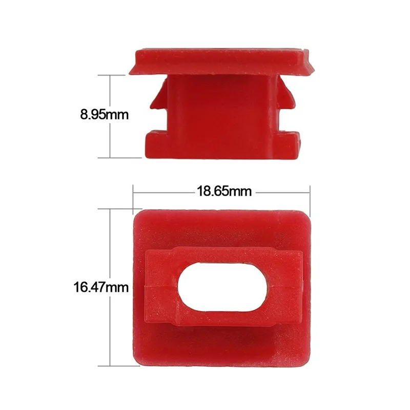 20шт приборная панель тире отделка зажимы для лент красные вставки втулки подходят для BMW E46/E65/E66/E83N внутренняя панель крепежные пряжки для стайлинга автомобилей