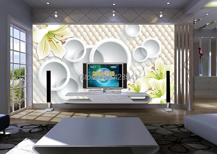 

2125 Can be customized 3D visual space home decoration mural art wallpaper Restoring ancient personality wall sticker home decor