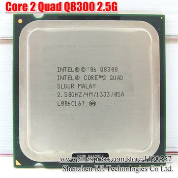 

Intel Core2 Quad Q8300 Processor 2.5GHz 4MB Cache Desktop LGA 775 CPU