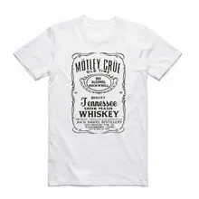 Summer Men Print Motley Crue Fashion T Shirt Short Sleeves O Neck Cool Casual Merch Band Rock Metal Band T-shirt