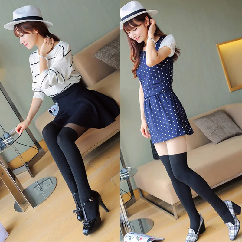 

Sexy Women Stockings Knee High Socks Sexy Thigh High Leggings Over The Knee Socks for Girls Stockings Warm Overknee Stockings