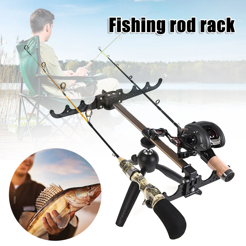 

Portable Aluminum Alloy Telescopic Fishing Tripod Holder Bracket for Fish Rod Fishing Gear FG66