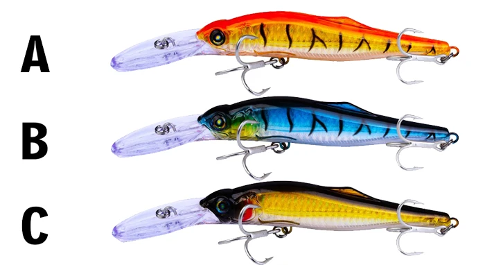 Sea Fishing Lures Trout Trolling Wobbler Minnow 16.5cm 25g 1.2-3.6m Large Plastic For Bass Tuna Big Game Fishing Gear (5)