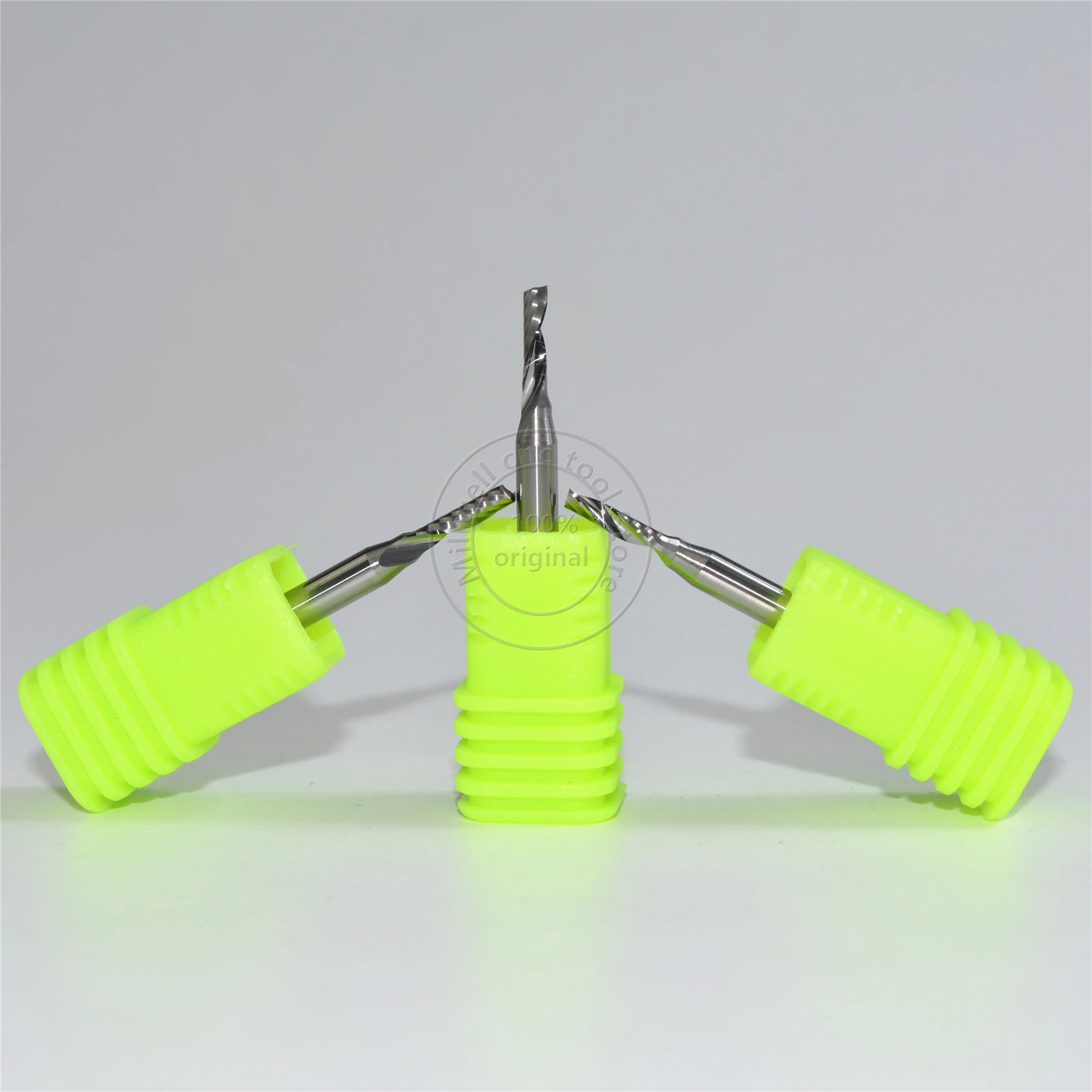 Класс-а 20 pcs-3.175mm* 2,0 мм* 8 мм, инструмент для дерева с ЧПУ, карбидная Концевая фреза, деревообрабатывающая вставка фрезы, 1 Флейта концевая фреза, МДФ, ПВХ, акрил