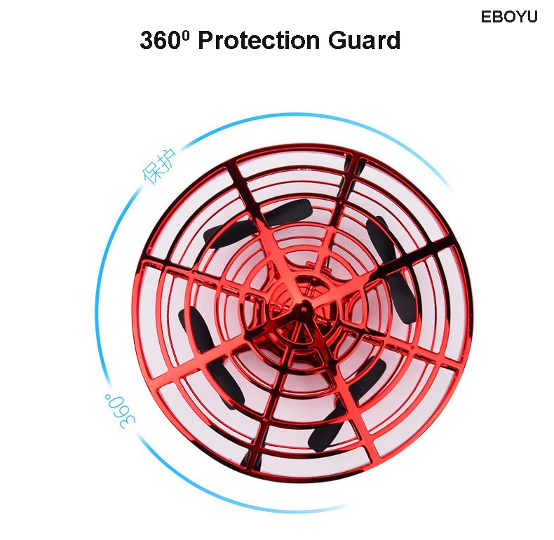 Дрон EBOYU для контроля жестов, инфракрасный датчик, Дрон, режим удержания высоты, мини Радиоуправляемый Дрон, Квадрокоптер RTF