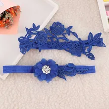 2 шт./компл. Свадебные Подвязки синий горный хрусталь Вышивка цветочные сексуальные подвязки для женщин/невесты кольцо на бедро Свадебные Подвязки