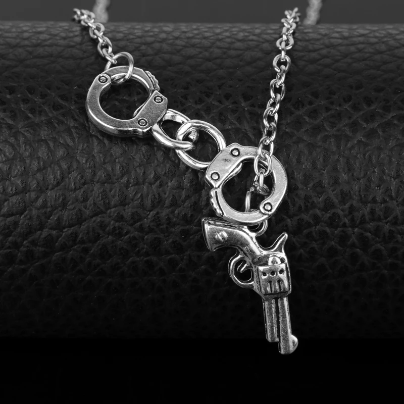 Женское колье чокер с подвеской в виде пистолета|fashion necklace|necklace fashionnecklace women |