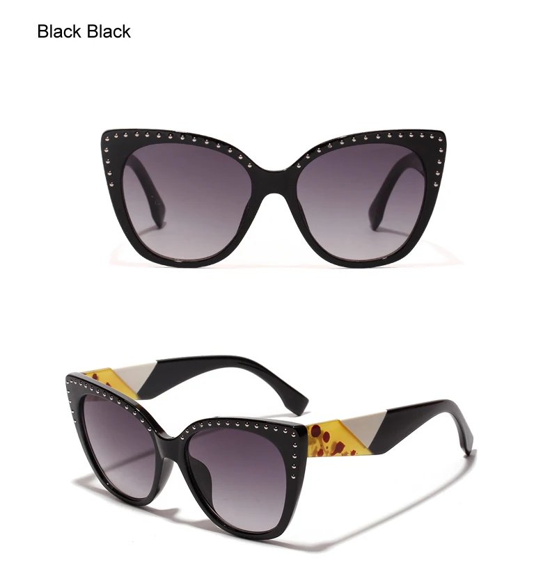 Ralferty, роскошные женские солнцезащитные очки кошачий глаз,, фирменный дизайн, Винтажные Солнцезащитные очки, женские, леопардовые, UV400, оттенки oculos de sol W005