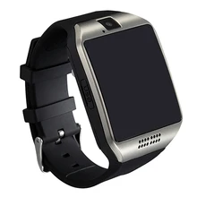 DHL 10 шт./лот Bluetooth Смарт часы Q18 с камерой FM Facebook SMS MP3 Smartwatch поддержка sim-карты для телефонов Apple IOS Android