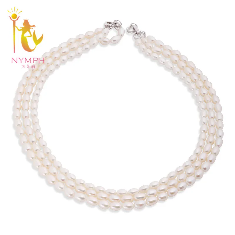 

NYMPH Pearl Necklace Pearl Jewelry Pearl Necklace Women necklaces Drop