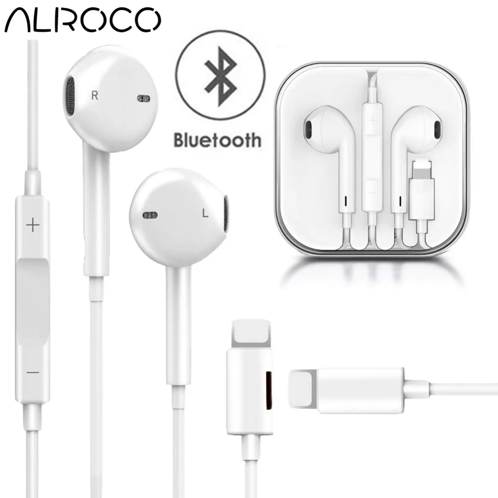Wired Bluetooth Earphones with Microphone Charging Function Earphones