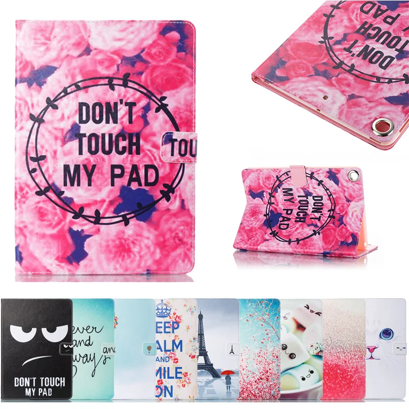 

Painted PU Leather Case For iPad 2018 2017 9.7 Inch Soft Silicone Back Cover for IPad A1893 A1954 A1822 A1823 Fundas Stand