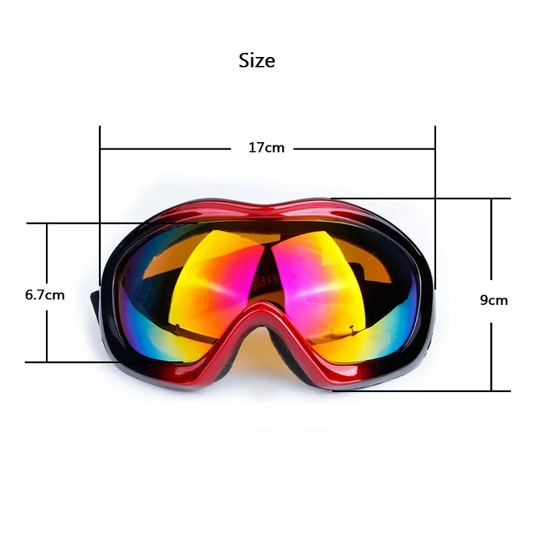 Ветрозащитные лыжные очки для сноуборда мотоцикла UV400 крутые пылезащитные лыжные очки Googles мужские и женские противотуманные зимние солнцезащитные очки