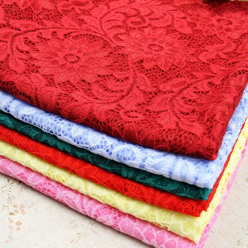 

Hot France guipure swiss voile lace high quality jacquard water soluble lace Fabric for partying Wedding dress