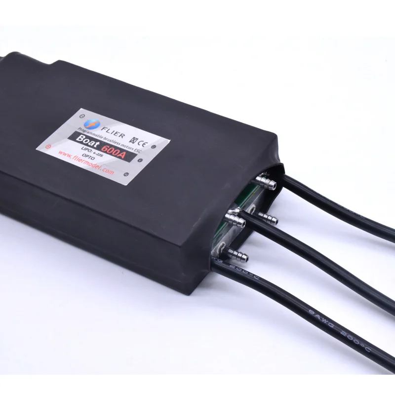 FATJAY FLIER 600A 4 22S высокого напряжения ESC бесщеточный контроллер скорости с usb кабелем