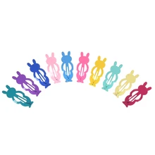 10 шт. мультяшный милый кролик Металлические Конфеты Цвет Детские BB зажимы для девочек шпильки заколка для волос Детские Головные уборы Детские аксессуары