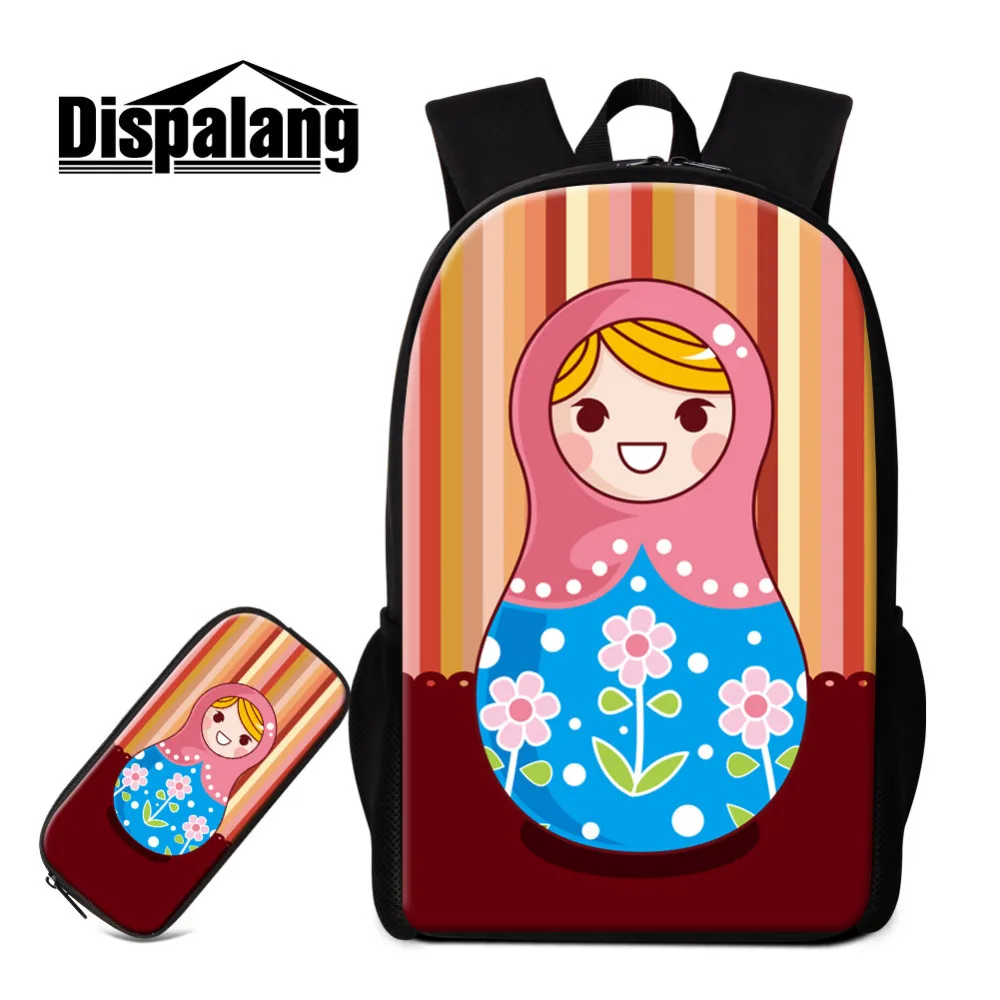 doll backpack with pencil bags (1)