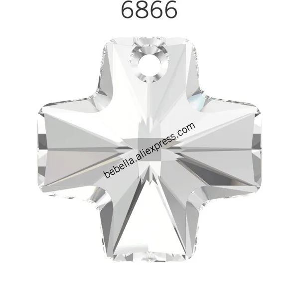 

1 piece of 100% original Crystal from Swarovski 6866 Cross pendant loose beads stone retail for jewelry making