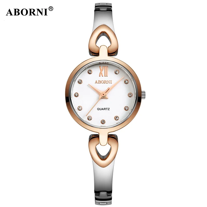 

ABORNI 2019 Luxury Diamand Bracelet Women Watches Steel Casual Ladies Quartz Watch Student Girl Female Clock relogio feminino