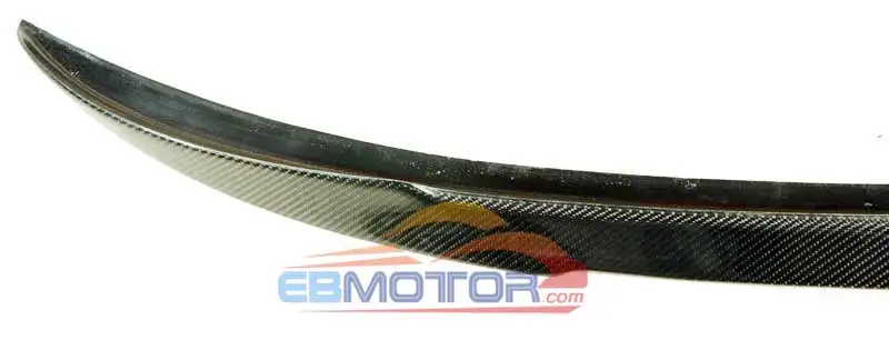 Real carbon fiber V style trunk spoiler for BMW 3-Series F30 F80 M3 4D Sedan 2012UP