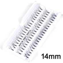 Individual eyelash 8mm 10mm 12mm 14mm professional grafting false eyelashes planting eye lashes extension Free shipping